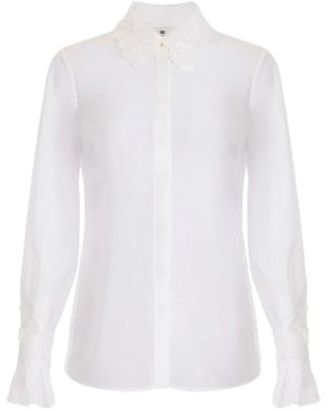 Elisabetta Franchi Shirts - Bianco