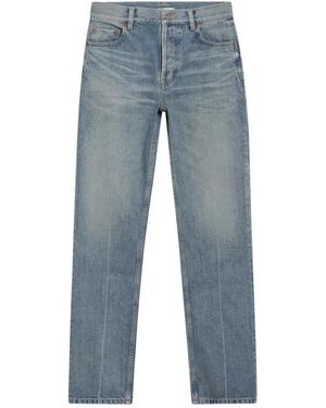 Saint Laurent Straight Fit Jeans - Blue
