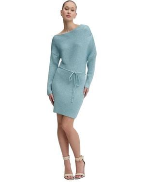 Never Fully Dressed Knitted Dresses - Azul
