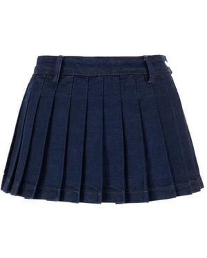 7 For All Mankind Short Skirts - Blue