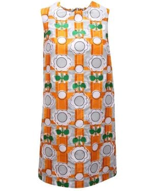 Dondup Short Dresses - Orange