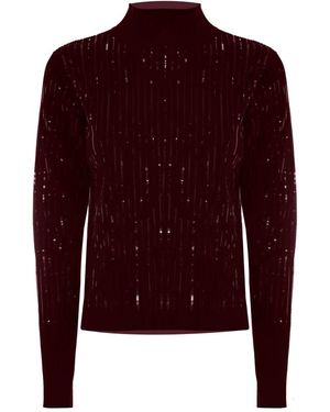 Kocca Slim Fit Rollkragenpullover - Rot
