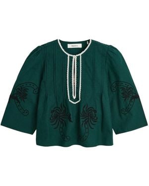 Skall Studio Overhemden ,Groen ,Blouses