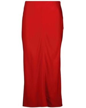 Ami Paris Midi Skirts - Red