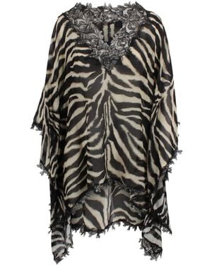 Ermanno Scervino Ponchos - Black