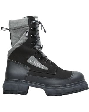 Viron Lace-Up Boots - Black