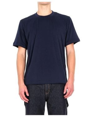 Eleventy Baumwoll-T-Shirt - Blau