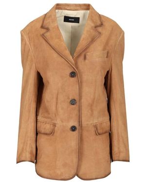 Arma Modena Suede Jacket - Bruin