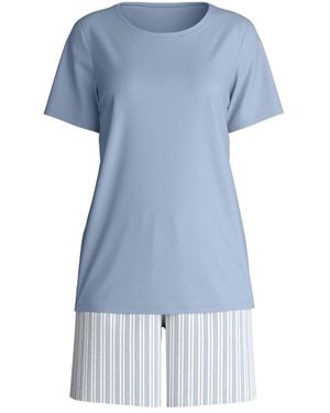CALIDA Nachtkleding ,Blauw ,395 Pigiama Corto
