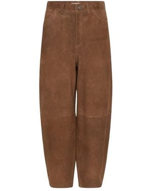Inwear Leather Trousers - Marrón