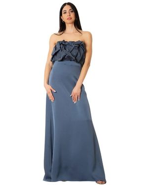 Max Mara Kleedjes ,Blauw ,Katoen Operoso Gown