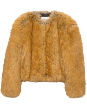 Stand Studio Faux Fur & Shearling Jackets - Marrone