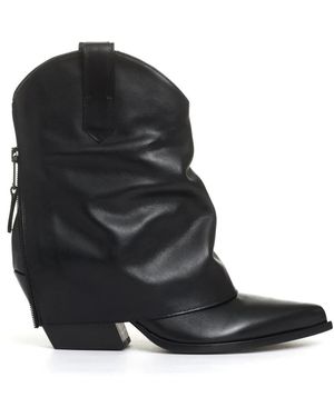 Elena Iachi Cowboy Boots - Nero