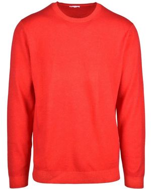 Malo Pullover Met Ronde Hals - Rood