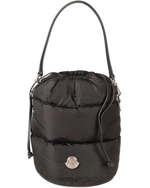 Moncler Tassen ,Zwart ,Leer Caradoc Bucket Bag
