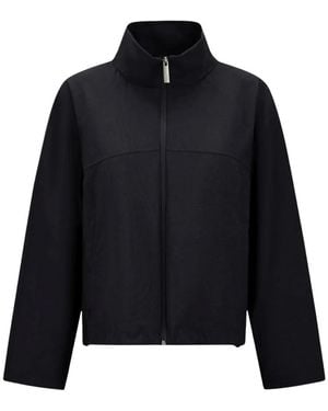 Herno Laminar Jacke Mit Hohem Kragen - Schwarz