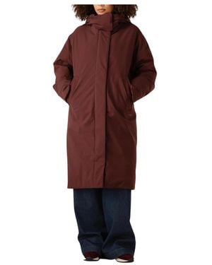 Elvine Jassen ,Bruin ,Polyester Rode Saira Gewatteerde Jas - Rood