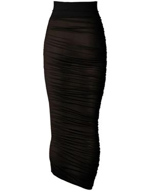 Wolford Midi Sheer Skirt - Black