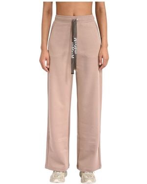 Max Mara Broeken ,Bruin ,Katoen Wijde Broek - Roze