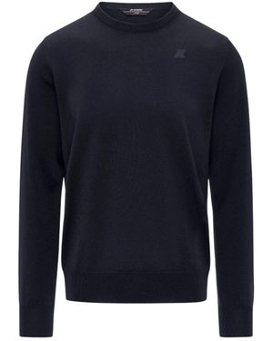 K-Way Sebastien Ronde Hals Trui - Blauw