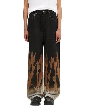 Rick Owens Wide Jeans - Multicolore