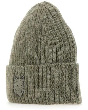 Maison Kitsuné Beanies - Green