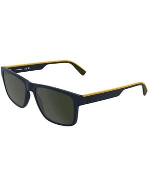 Lacoste Rechteckige Sonnenbrille - Schwarz
