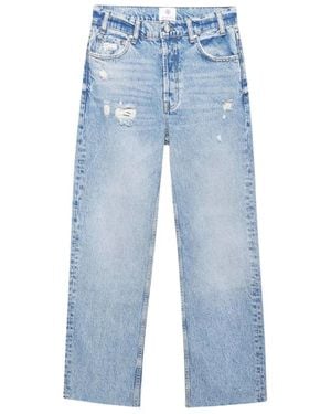 Anine Bing Straight Jeans - Azul