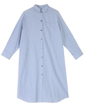 Paul Smith Kleedjes ,Blauw ,Katoen Chemisier Righe