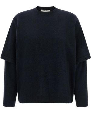 DARKPARK Truien & Vesten ,Blauw ,Wol Troy Sweater