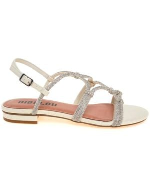Bibi Lou Flat Sandals - White