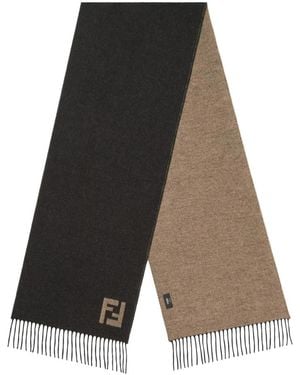 Fendi Winter Scarves - Grey