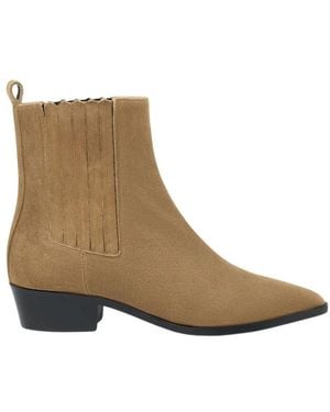 SCAROSSO Cowboy & Biker Boots - Brown