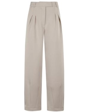 REMAIN Birger Christensen Straight Trousers - Grijs