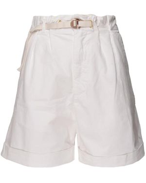 White Sand Short Shorts - Blanc