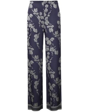 Genny Broeken ,Blauw ,Wide Broeken