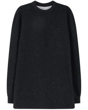Rick Owens Round-Neck Knitwear - Noir