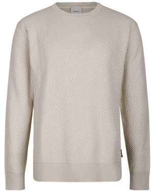 Calvin Klein Round-Neck Knitwear - Gris