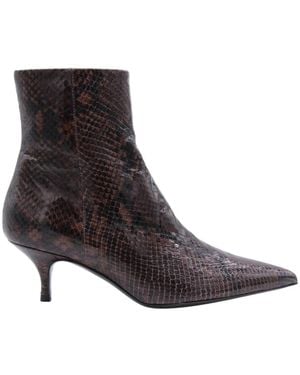 Rotta Heeled Boots - Brown
