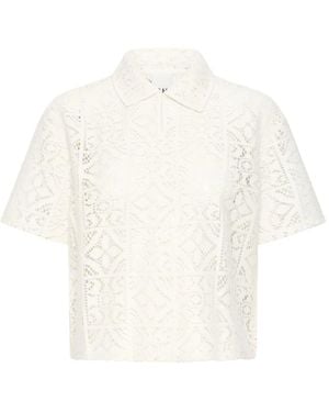 Ichi Polo Shirts - White