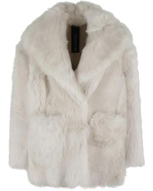 Blancha Tuscan Shearling Jas - Grijs