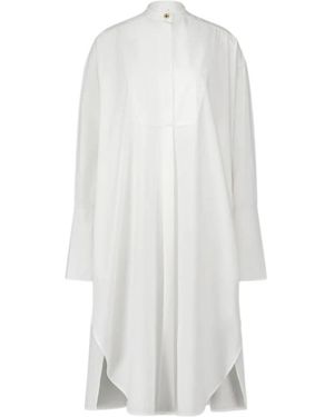 Laurence Bras Shirt Dresses - Blanco