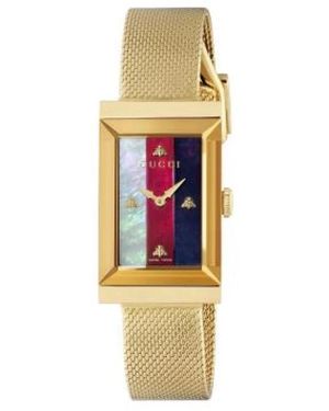 Gucci Accessoires ,Geel ,G-Frame Horloge