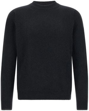 Zanone Round-Neck Knitwear - Negro