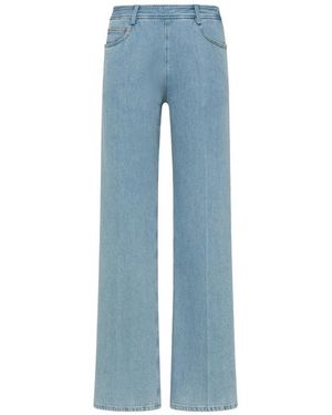 forte_forte Rechte Jeans - Blauw
