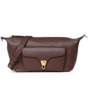 Coccinelle Handbag Grained Leather - Bruin