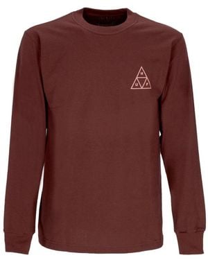 Huf Long Sleeve Tops - Brown