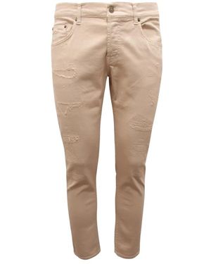 Dondup Slim-Fit Trousers - Natural