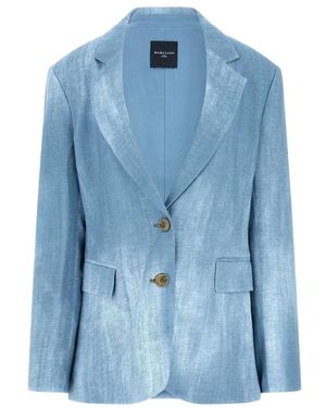Guess Viscose Blazer - Blauw