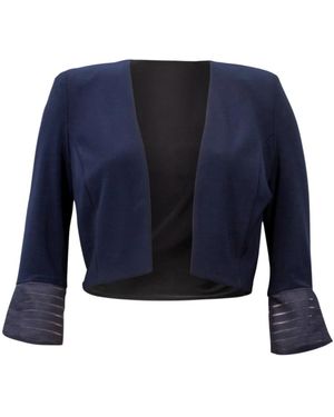 Joseph Ribkoff Truien & Vesten ,Blauw ,Bolero Cardigan